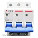 MASKO Miniature Circuit Breaker 3P Dommi (MCB/Pemutus Sirkuit)