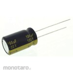 Panasonic Capacitor 100μF, 100V dc, EEUFC2A101