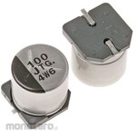 Panasonic Capacitor 100μF, 63V dc, EEETG1J101UP