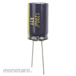 Panasonic Capacitor 1200μF, 63V dc, EEUFC1J122