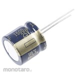 Panasonic Capacitor 1500μF, 25V dc, EEUFK1E152S