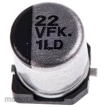 Panasonic Capacitor 22μF, 35V dc, EEEFK1V220R