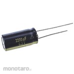 Panasonic Capacitor 2200μF, 6.3V dc, EEUFK0J222