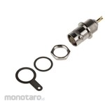 RS PRO Bnc Connector Jack Straight Solder Type Panel Mount Nickel