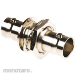 RS PRO Coaxial Adapter Straight Bnc Jack-Coaxial-Jack Nickel