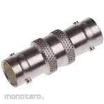 RS PRO Coaxial Conversion Adapter Straight Bnc Jack-Bnc-Jack Silver