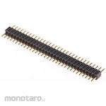 RS PRO Pin Header, 32 Poles, 1 Row, Straight 1.27mm