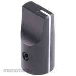 RS PRO Volume Adjustment Knob (Knob)/Accessory for Knob Shaft: 6mm, Diameter: 12.7mm