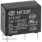 Hongfa Hongfa Europe GMBH Relay 5V dc SPNO 10 A Board Mount