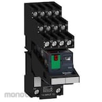 Schneider Electric Relay 24V ac 4c contact DIN rail type