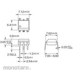 OMRON MOS FET Relay Dip4 Pin High Capacity & Low On-Resistance Type