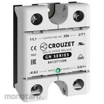 CROUZET Solid State Relay Maximum Load Current: 25 A Maximum Load Voltage: 660 Vrms Panel Mount