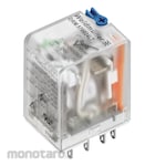 WEIDMULLER Relay 4-CO Contacts/Gold-Plated Contacts with LED and Test Button