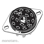 OMRON Common Socket Round Socket PL (Back Side Connection)