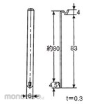 OMRON Shared Socket Holding Bracket For Round Socket
