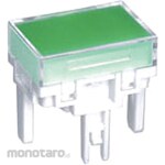 NKK Switches (formerly Nippon Kaikei) Long-Angle Illuminated Button (for LB / Ultra-bright LED) (Luminance Level 1)