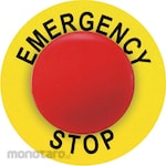 Panduit Emergency Stop Button Label