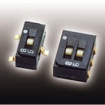 NIDEK Components (formerly Nidec Copal Electronics/Fujisoku) Jumper Switch, 1 Circuit, 2 Contacts, Top Setting, Gull Wing, No Cleaning (No Tape Seal)