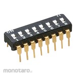 NIDEK Components (formerly Nidec Copal Electronics/Fujisoku) Nidec Copal Electronics DIP switch, slide, 4PST