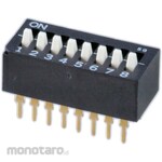 NIDEK Components (formerly Nidec Copal Electronics/Fujisoku) Nidec Copal Electronics DIP switch, slide, 4PST