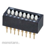 NIDEK Components (formerly Nidec Copal Electronics/Fujisoku) Nidec Copal Electronics DIP switch, slide, 8PST