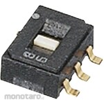 NIDEK Components (formerly Nidec Copal Electronics/Fujisoku) Nidec Copal Electronics DIP switch, slide, DPDT-NO / NC