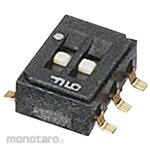 NIDEK Components (formerly Nidec Copal Electronics/Fujisoku) Nidec Copal Electronics DIP switch, slide, DPDT-NO / NC