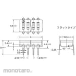 OMRON Sealed dip switch A6D