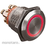 BULGIN Bulgin Push Button Switch, Momentary, Panel Mount, SP, MPI002/TERM/D4