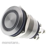 BULGIN Bulgin Push Button Switch, Momentary, Panel Mount, SP-NO, MPI002/TERM/D5