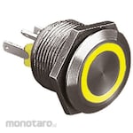 BULGIN Bulgin Push Button Switch, Momentary, Panel Mount, SPST, MPI002/28/AM