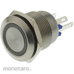 BULGIN Bulgin Push Button Switch, Momentary, Panel Mount, SPST, MPI002/28/BL