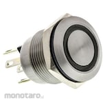 BULGIN Bulgin Push Button Switch, Momentary, Panel Mount, SPST, MPI002/28/D1