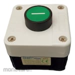 Chint Push Button Green with Box (Saklar Tombol/Saklar Tekan)