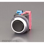 ESCO 1a-2b / 30mm push button switch (alternate / flat / black)