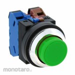 ESCO 1b / 30mm Push button switch (protruding / green)