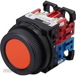 Fuji Electric Φ30 round frame push button switch flat momentary