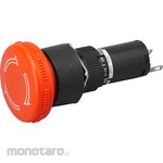 Fuji Electric Diameter 16 Push Button Switch for Emergency Stop AH164 / AH165 Large Push Lock