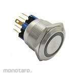 GB [Control Equipment] Waterproof push button switch (illuminated: green)
