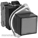 IDEC Φ25 TWS Series Illuminated Pushbutton Switch (Square Angle Flat LED)