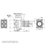 IDEC Diameter 22 HW Series Selector Push Button Switch HW1R Type