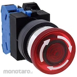 IDEC Diameter 25 TWS Series Illuminated Push Button Switch (Large Push Lock Turn Reset LED)