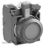 IDEC Flash Silhouette CW Series Illuminated Pushbutton Switch Round Flat