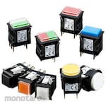 IDEC MA series compact illuminated pushbutton switch