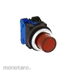 IDEC Push Button Flush Illuminated 30mm 220VAC (Saklar Tombol/Saklar Tekan)