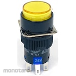 Kyohritsu Electronic Industry Illuminated push switch, round, momentary, LA128AY-11D series