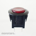 Miyama Electric Illuminated push button switch, red