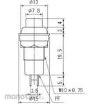 Miyama Electric Push Button Switch DS-282 / DS-283