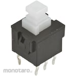 NIDEK Components (formerly Nidec Copal Electronics/Fujisoku) Fujisoku push button switch, SPDT, 100 mA, On-On, PCB