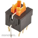 NIDEK Components (formerly Nidec Copal Electronics/Fujisoku) Fujisoku push button switch, SPDT, 100 mA, momentary, PCB